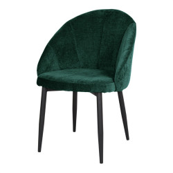 Chaise tapissée avec un style Mid Century - modèle 006 - vert de marque MWlab, référence: J8869700