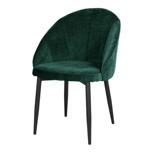 Chaise tapissée avec un style Mid Century - modèle 006 - vert - MWlab