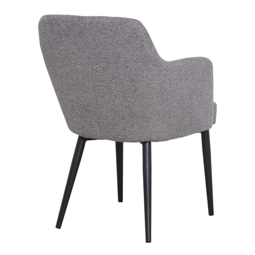 Chaise tapissée avec un style contemporain - modèle 007 - gris - MWlab