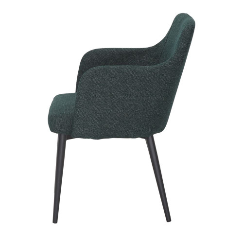 Chaise tapissée avec un style contemporain - modèle 007 - vert - MWlab