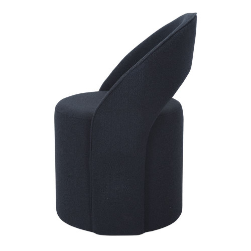 Pouf chaise fauteuil tapissé avec un style contemporain - modèle 010 - bleu - MWlab