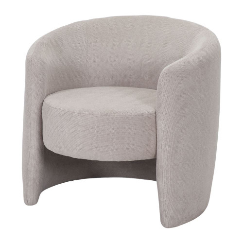 Fauteuil tapissé avec un style contemporain - modèle 011 - beige - MWlab