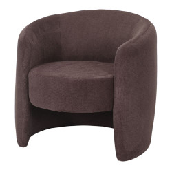 Fauteuil tapissé avec un style contemporain - modèle 011 - taupe de marque MWlab, référence: J8871100