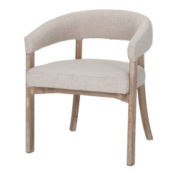 Chaise en bois avec un style contemporain - modèle 012 - beige de marque MWlab, référence: J8871300