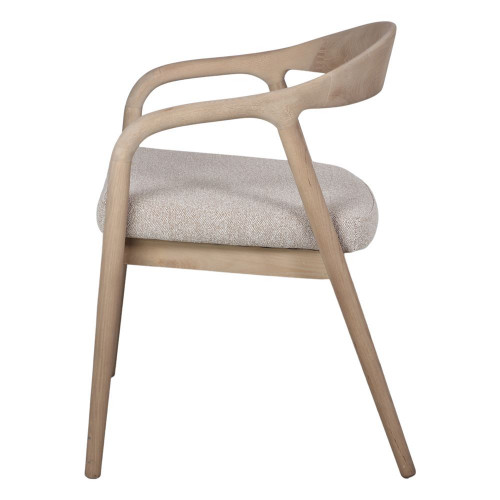 Chaise en bois avec un style nordique - modèle 014 - toast - MWlab