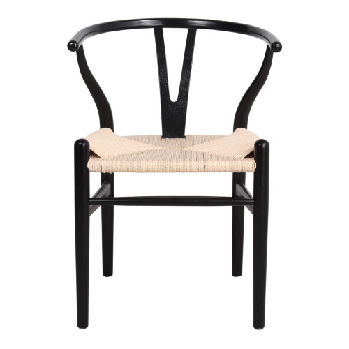 Chaise en bois avec un style nordique - modèle 017 - noir - MWlab