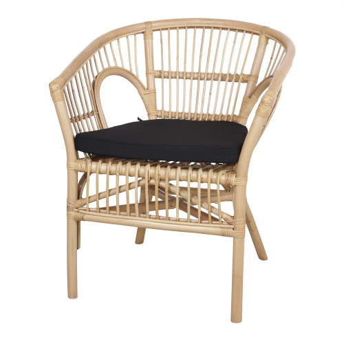 Chaise en rotin naturel avec un style Bistrot - modèle 028 - naturel - MWlab