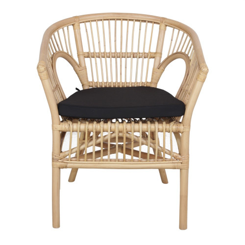 Chaise en rotin naturel avec un style Bistrot - modèle 028 - naturel - MWlab