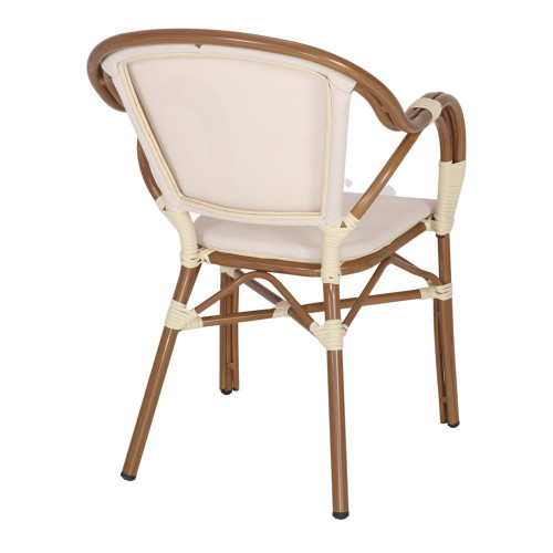 Chaise d’extérieur avec un style bistrot - modèle 039 - beige - MWlab