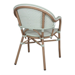 Chaise d’extérieur avec un style bistrot - modèle 048 - vert eau - MWlab