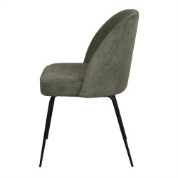 Chaise tapissée avec un style contemporain - modèle 059 - vert jade - MWlab