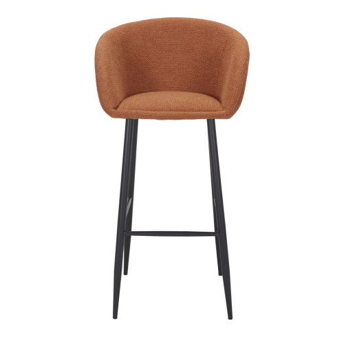 Tabouret haut tapissé avec un style contemporain - modèle 063 - citrouille - MWlab