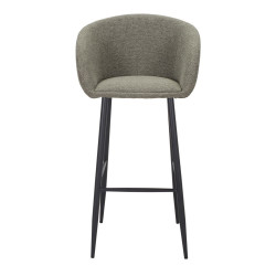 Tabouret haut tapissé avec un style contemporain - modèle 063 - vert olive - MWlab