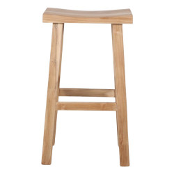 Tabouret en bois avec un style rustique - modèle 067 - naturel - MWlab