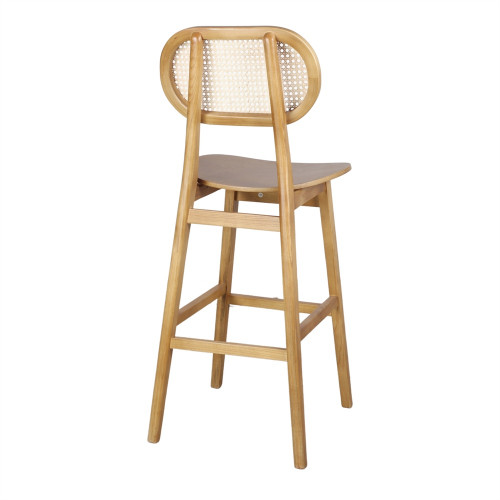 Tabouret haut en bois avec un style bistrot - modèle 068 - naturel - MWlab