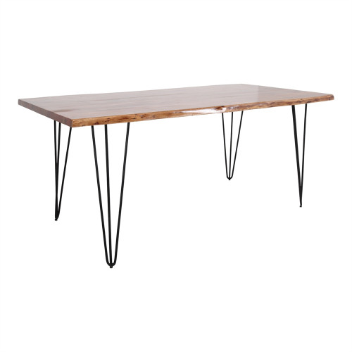 Table de salle à manger avec un style rustique industriel - modèle 085 - 160 cm - MWlab