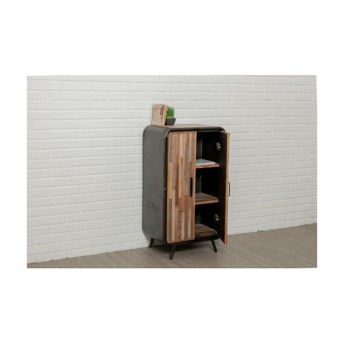 Commode en bois brut recyclé - Delorm