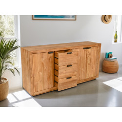 Buffet avec un style Wood - 180 cm - Delorm