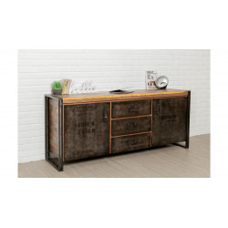 Buffet en bois recyclé de marque Delorm, référence: J8886100