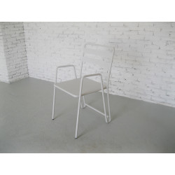 Fauteuil design - blanc - Delorm