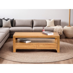 Table basse en teck avec un style Gariss - Delorm