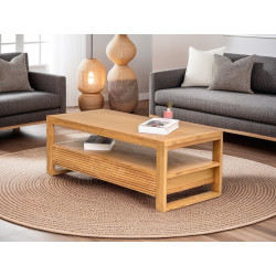 Table basse en teck avec un style Gariss - Delorm