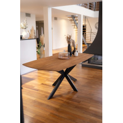 Table de salle à manger avec un style Wood - 200 cm - Delorm