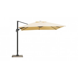 Parasol de jardin carré déporté et inclinable - 2,5 m de marque Delorm, référence: J8896000