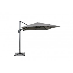 Parasol de jardin carré déporté et inclinable - 2,5 m de marque Delorm, référence: J8896300