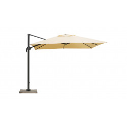 Parasol de jardin carré déporté et inclinable - 3 m de marque Delorm, référence: J8896600