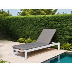 Bain de soleil design - blanc de marque Delorm, référence: J8893900