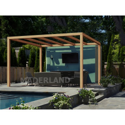 Pergola en bois autoportante - modèle SANTANDER - 300 x 300 cm de marque Maderland, référence: J8908700