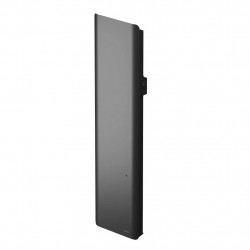 Radiateur vertical 2en1 surfacique et fonte - EVOLUTION - gris - 1500W - 42,2x149,5x14,7 cm - programmable - détection fenêtre e de marque Noirot, référence: B8940200