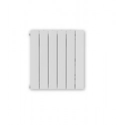 Radiateur - RADIAFLO - blanc satiné - inertie fluide - 1000W - 49x57,5x13 cm - programmable - détection fenêtre ouverte de marque Noirot, référence: B8936100