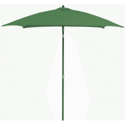 Parasol droit - FDV - Aluminium télescopique - Fibre de verre - 2x2m - Amande de marque PROLOISIRS, référence: J8963200