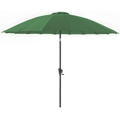 Parasol droit pagode - PAGODE - Aluminium époxy - Fibre de verre - Ø300 - Amande - PROLOISIRS