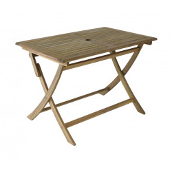 Table pliante - SOPHIE - Acacia FSC 100% - 110 x 70 cm de marque PROLOISIRS, référence: J8972600