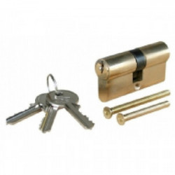 Cylindre en laiton 30 x 40 mm - 3 clés de marque OUTIFRANCE , référence: B1453700
