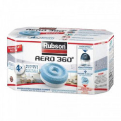 Recharge power tab pour absorbeur d'humidité x 4 de marque RUBSON, référence: B3513600
