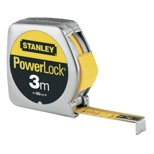 Mesure Powerlock ABS 3mx12,7mm - STANLEY