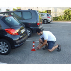 Poteau de parking cadenassable - OUTIFRANCE 