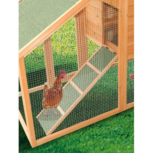 Poulailler - PO2309 HABRITA – 2,13 m² – Idéal pour 5 à 8 poules - HABRITA