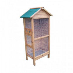 Cage à oiseaux - POH775 – 0,42 m² – Idéale pour 3 à 4 oiseaux de marque HABRITA, référence: J4225300