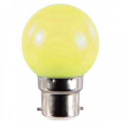 Ampoule LED 1W B22 couleur Jaune de marque FOXLIGHT, référence: J4436200