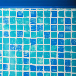 Liner 0,50 bleu grésite piscine ovale 5,00m x 3,00m x 1,32m de marque GRE POOLS, référence: J4550000