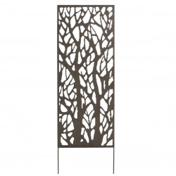 Panneau métal avec motifs décoratifs/Arbres - 0,60 x 1,50 m - Brun vieilli de marque NORTENE , référence: J4662400