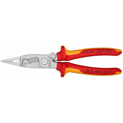 Pince isolées 1000V multifonctions pour électriciens - L 200mm de marque KNIPEX , référence: B4845200