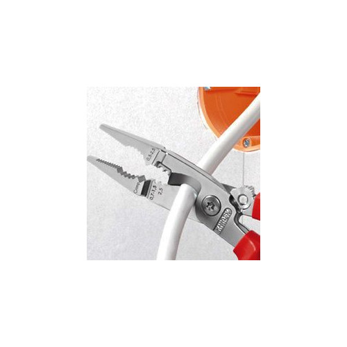 Pince isolées 1000V multifonctions pour électriciens - L 200mm - KNIPEX 