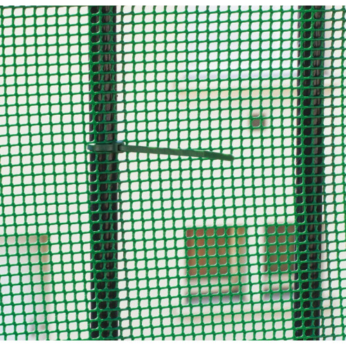 Grillage plastique maille carrée 0,5cm Vert 1x5m BALCONET 05 - Mr